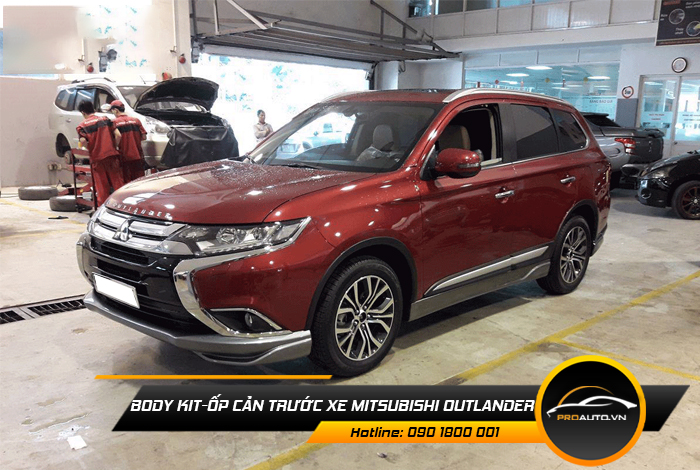 body kit op can truoc xe mitsubishi outlander
