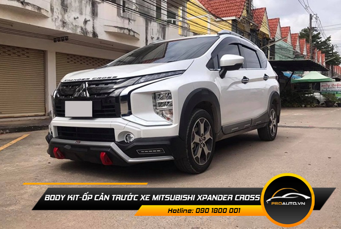 body kit op can truoc xe mitsubishi xpander cross
