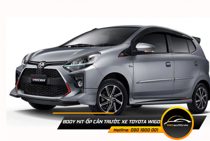 body kit op can truoc xe toyota wigo