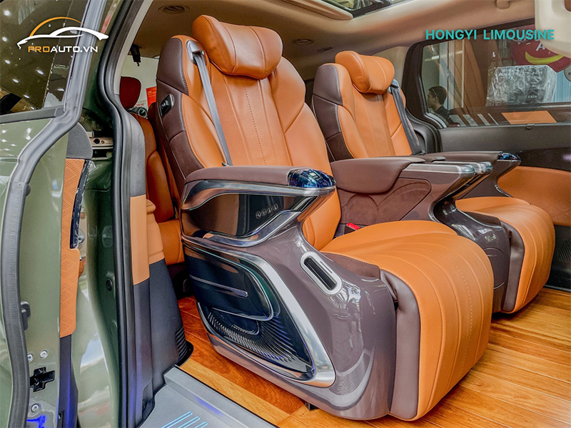 Các cách đổi màu nội thất xe Volkswagen Viloran