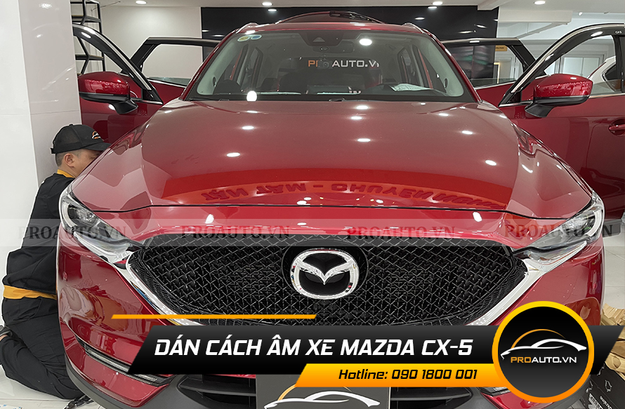 Cách âm chống ồn xe Mazda CX5