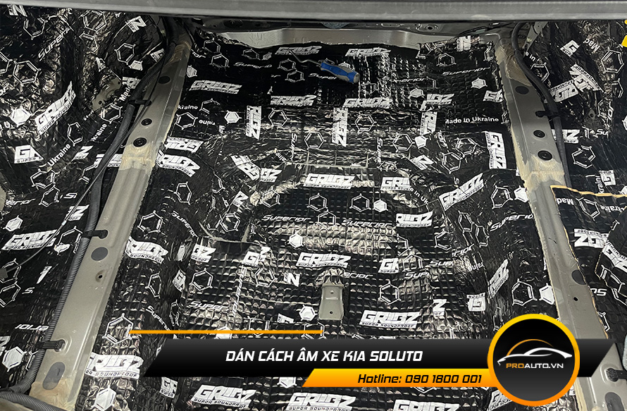 Cách âm chống ồn xe Soluto