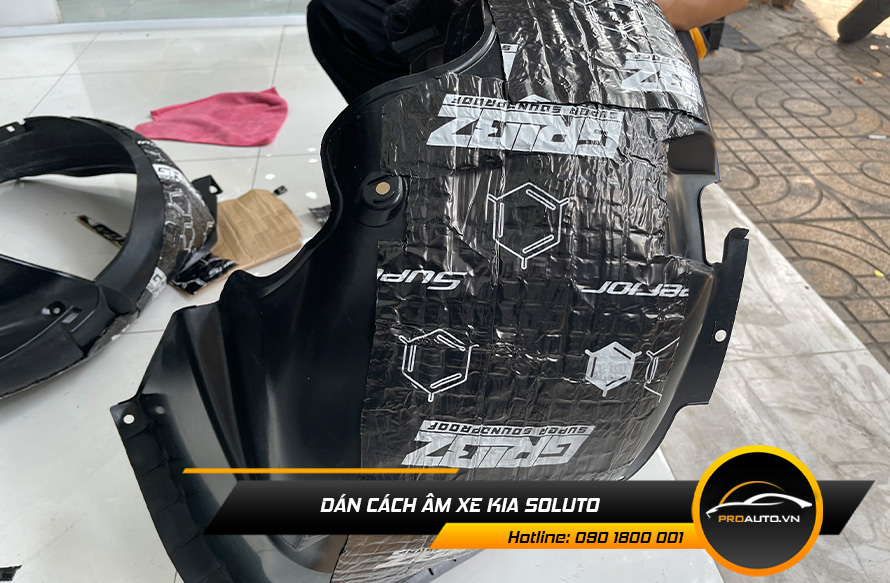 Dán cách âm chống ồn hốc bánh xe Soluto