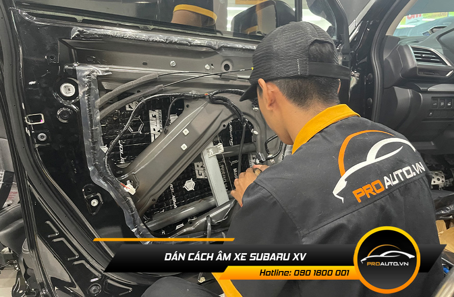 Cách âm chống ồn xe Subaru XV