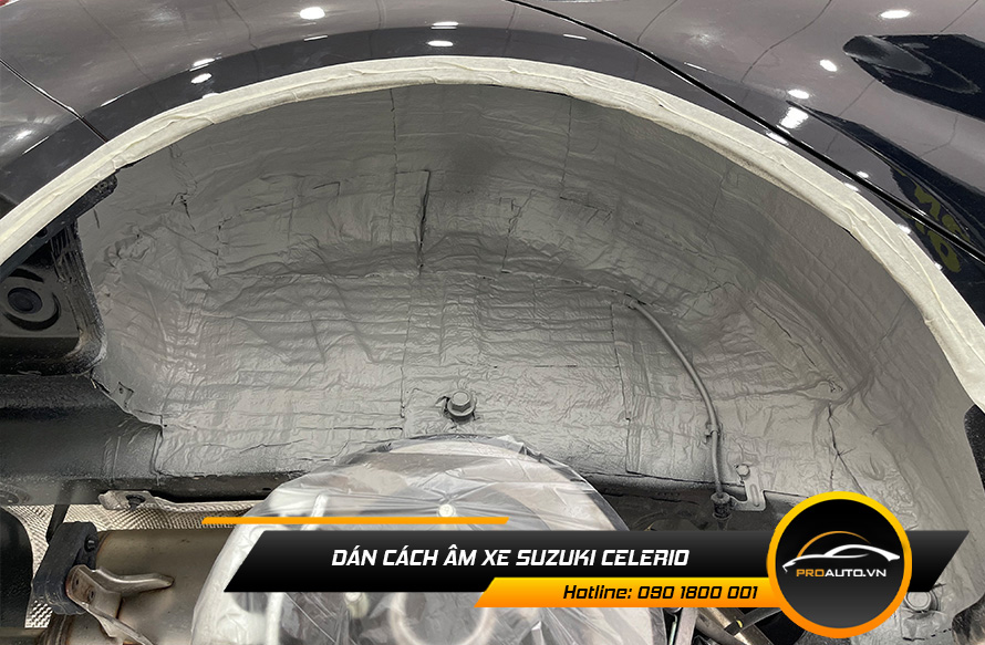 Xịt phủ hốc bánh cách âm chống ồn xe Suzuki Celerio