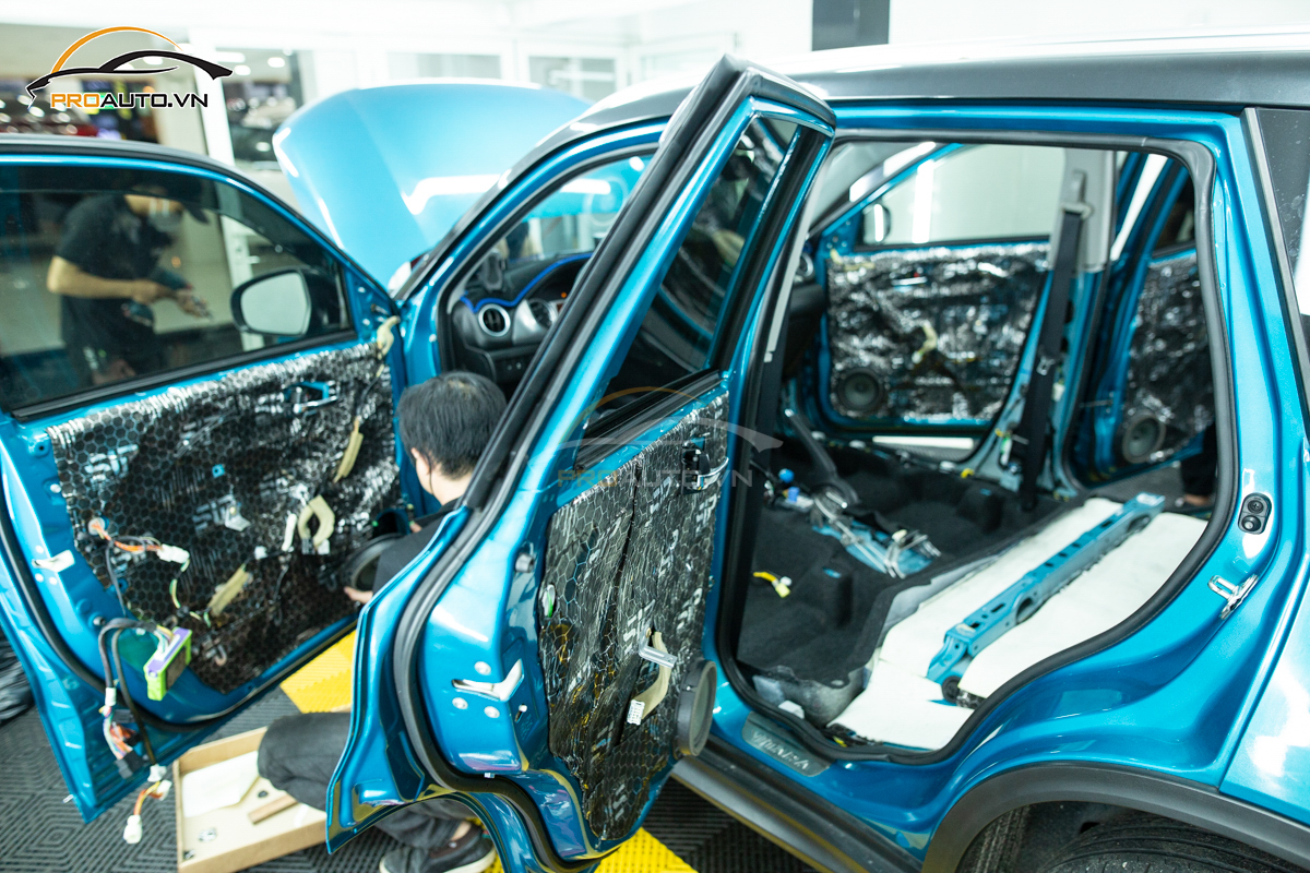 Cách âm chống ồn ô tô Suzuki Vitara