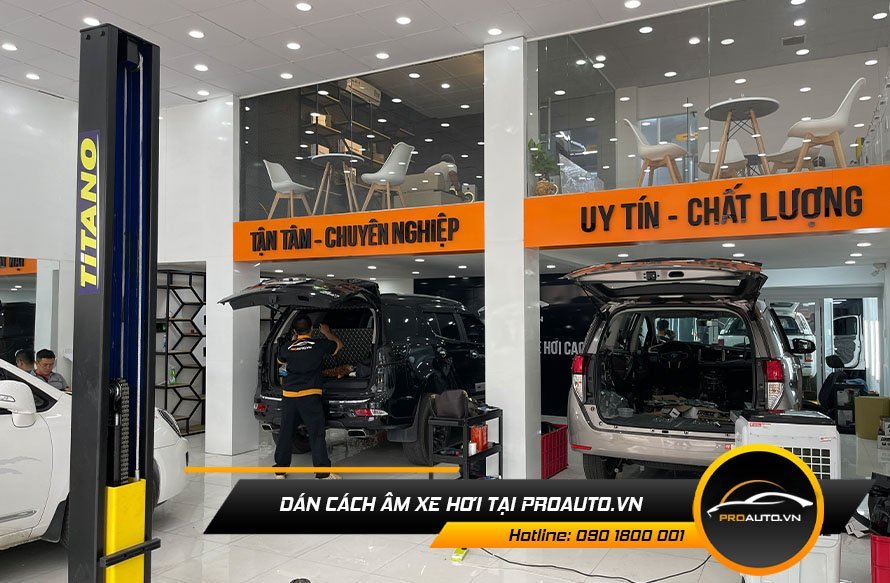 Dán cách âm xe hơi tại Proauto.vn