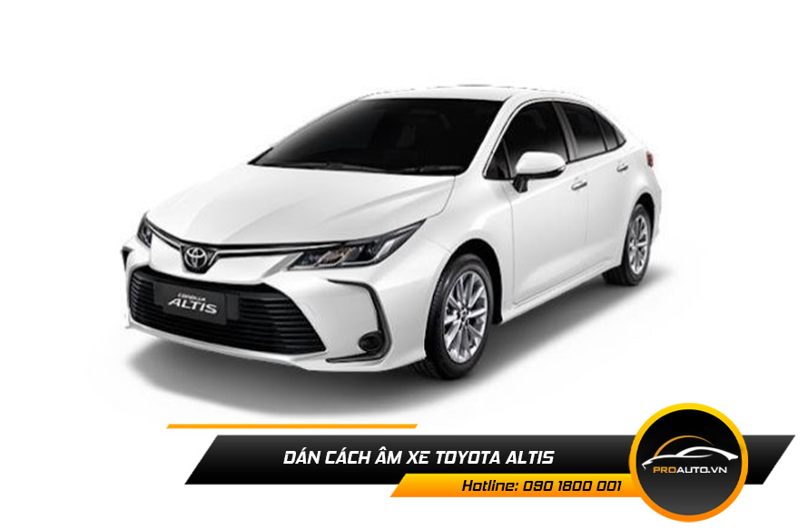 Cách âm chống ồn xe Toyota Altis
