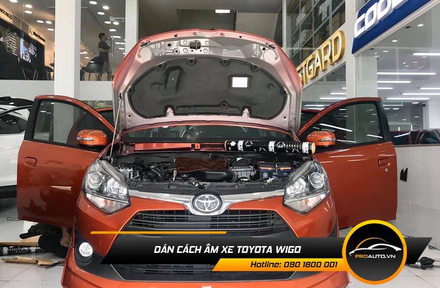 Cách âm chống ồn xe Toyota Wigo