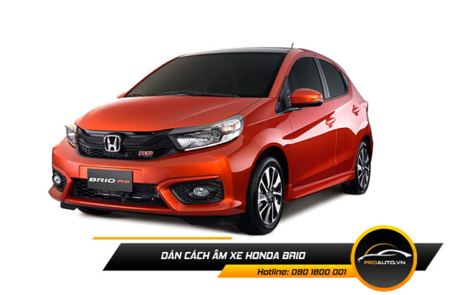 Cách âm chống ồn xe Honda Brio