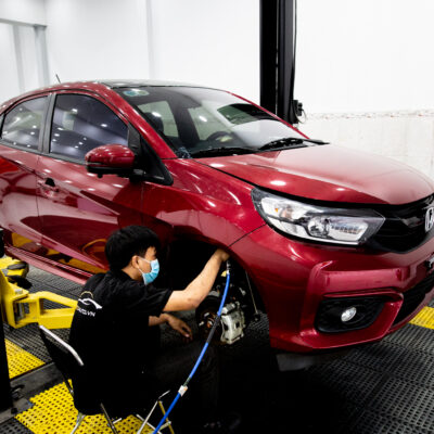 cach am chong on xe Honda Brio 7 1