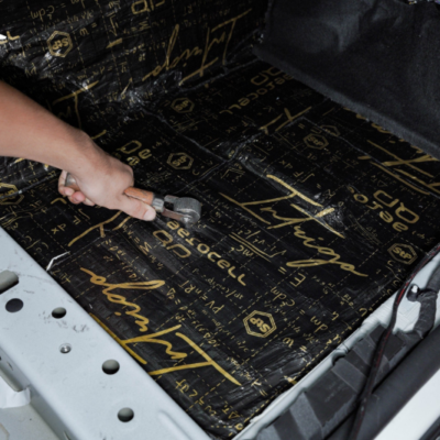 Cách âm chống ồn xe Ford Ranger với cách âm StP