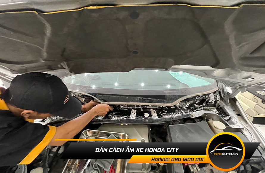 Cách Âm Chống Ồn Xe Honda City - Ảnh 9