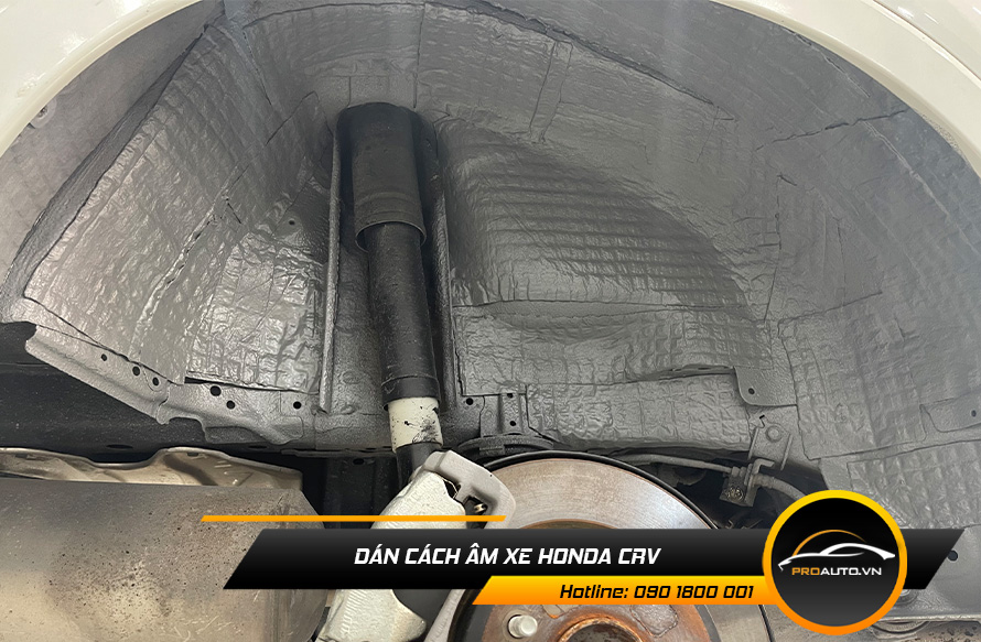 Xịt phủ hốc bánh cách âm chống ồn xe Honda CRV