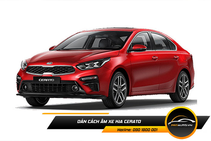 Cách âm chống ồn xe Kia Cerato