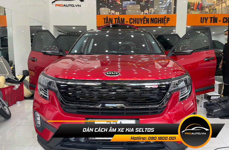 Cách âm chống ồn xe Kia Seltos