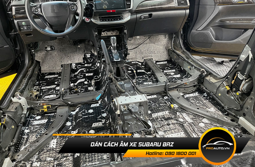 Cách âm chống ồn xe Subaru BRZ