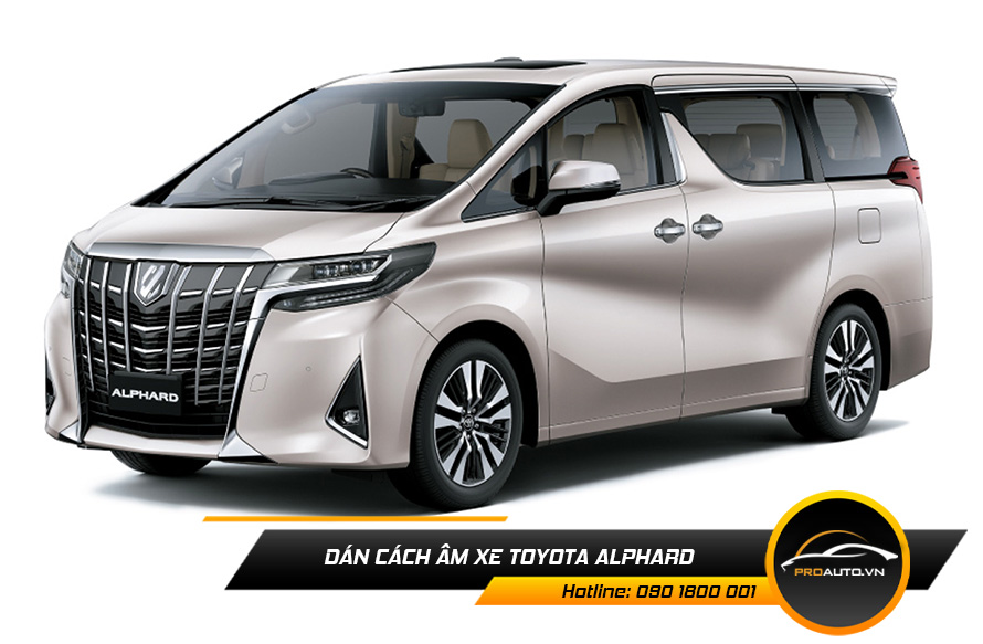 Cách âm chống ồn xe Toyota Alphard