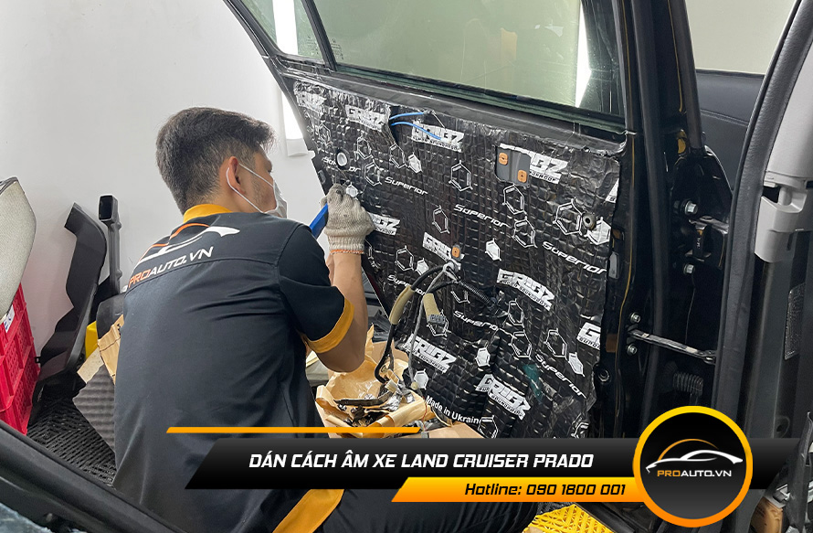 Cách Âm Toyota Prado - Ảnh 4