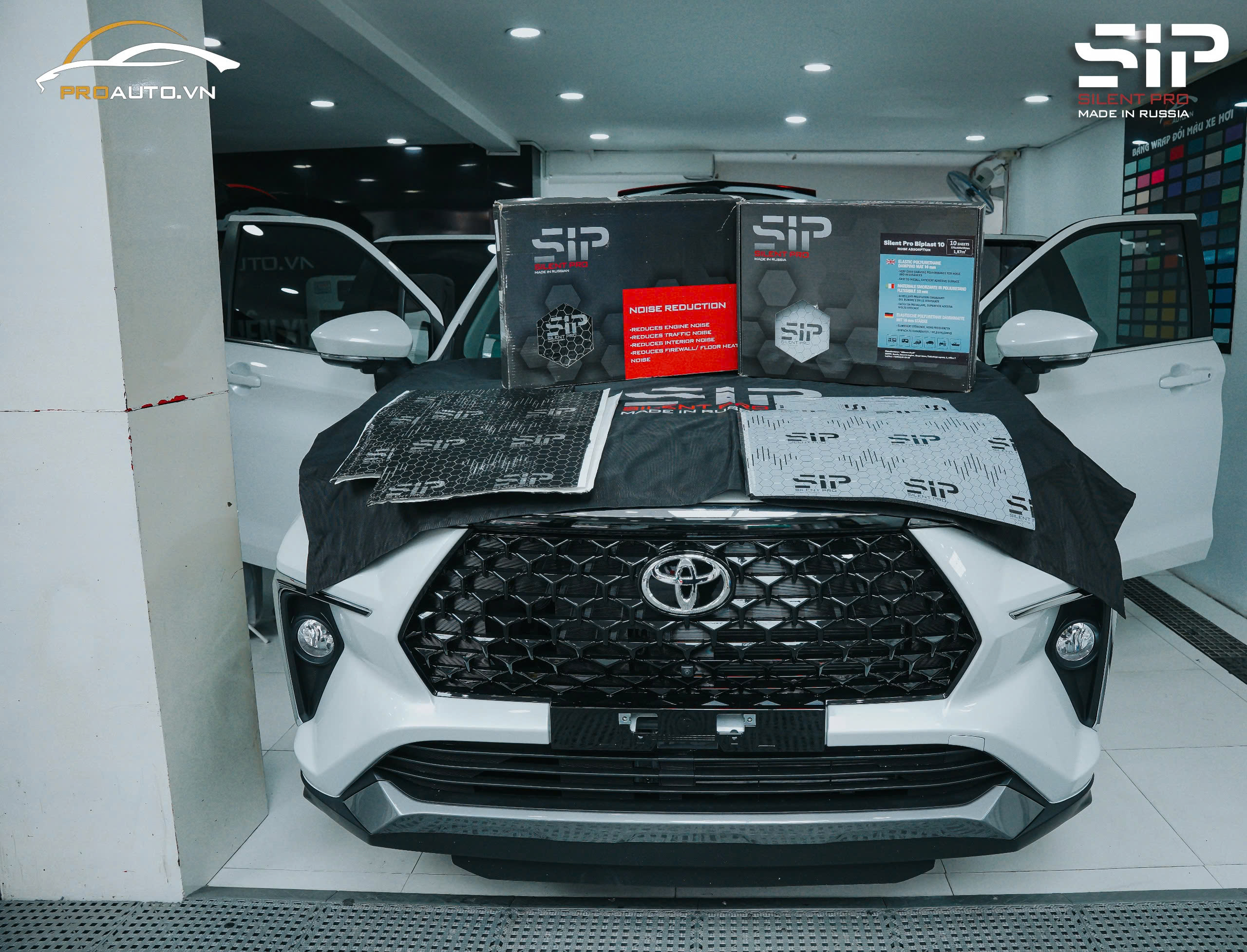 Cách âm chống ồn xe Toyota Veloz Cross