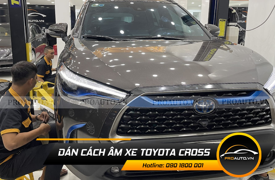 Cách âm chống ồn xe Toyota Cross