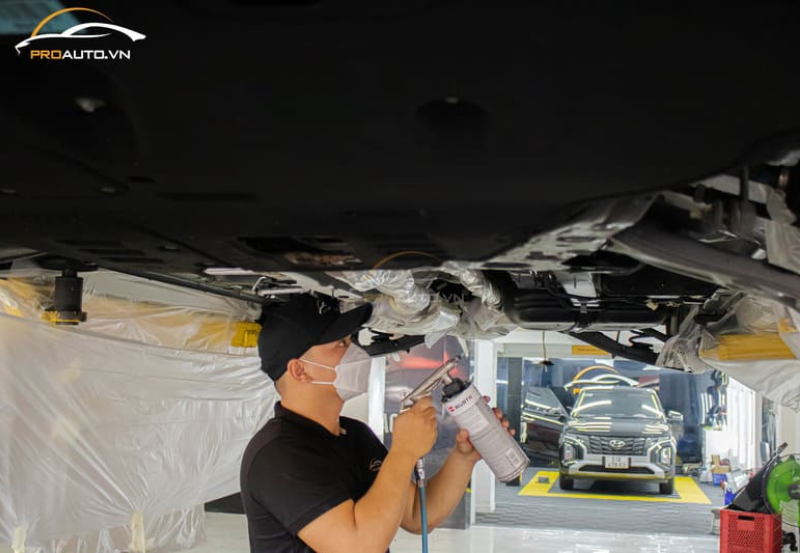 Cách âm gầm xe Volkswagen Viloran