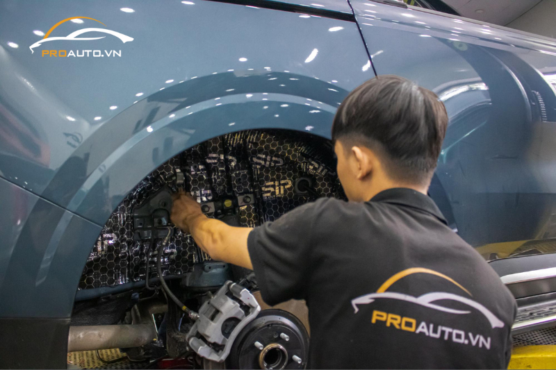 Cách âm SIP cho hốc bánh xe ô tô