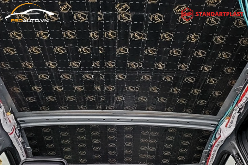 Cách âm trần xe ô tô với vật liệu cách âm StP