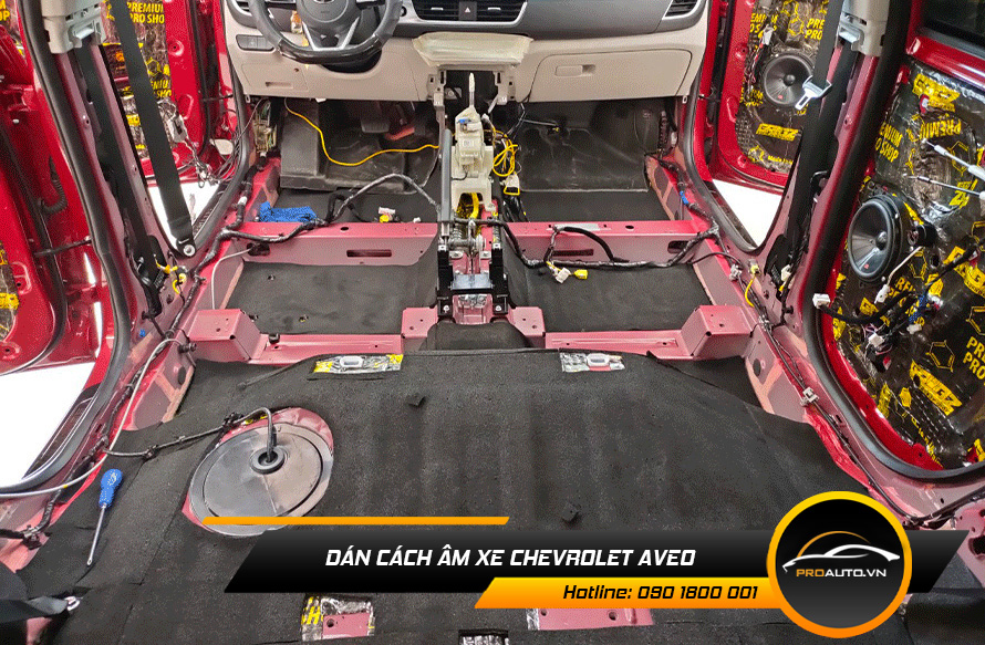 Dán tiêu âm chống ồn Chevrolet Aveo