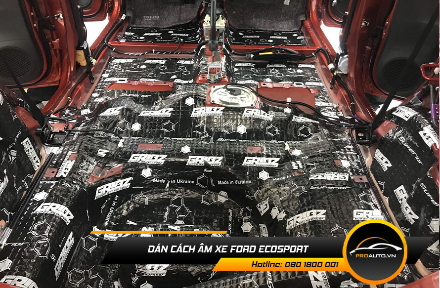 Cách âm xe Ford EcoSport là giải pháp nâng cáo hiệu quả chống ồn tốt nhất cho xe