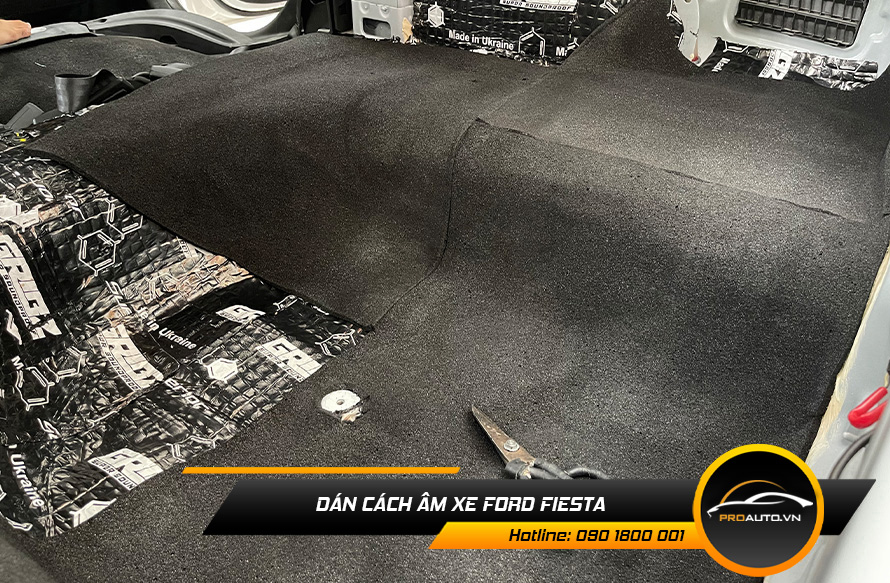 Cách âm xe Ford Fiesta là giải pháp nâng cáo hiệu quả chống ồn tốt nhất cho xe