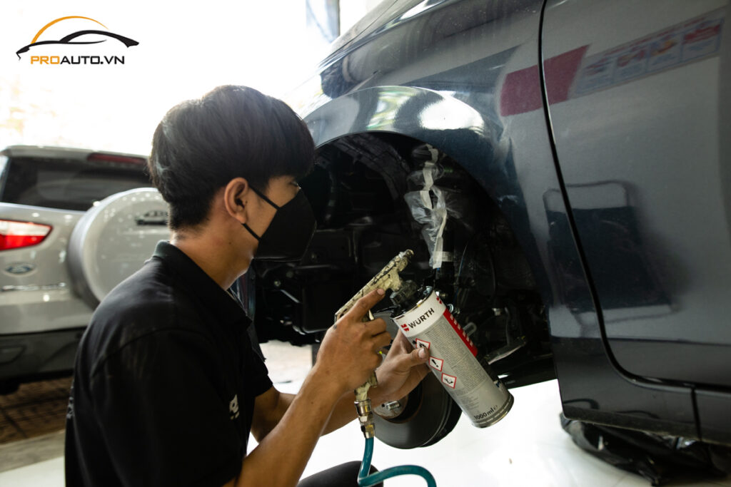 Xịt phủ hốc bánh cách âm chống ồn xe Honda Civic