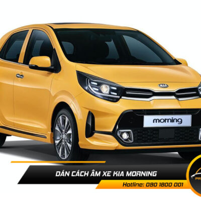 Cách âm xe Kia Morning
