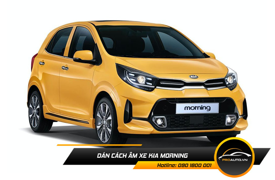 Cách âm chống ồn xe Kia Morning