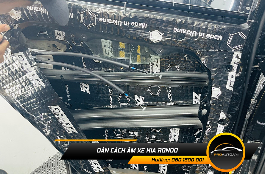 Cách âm xe Kia Rondo là giải pháp nâng cáo hiệu quả chống ồn tốt nhất cho xe