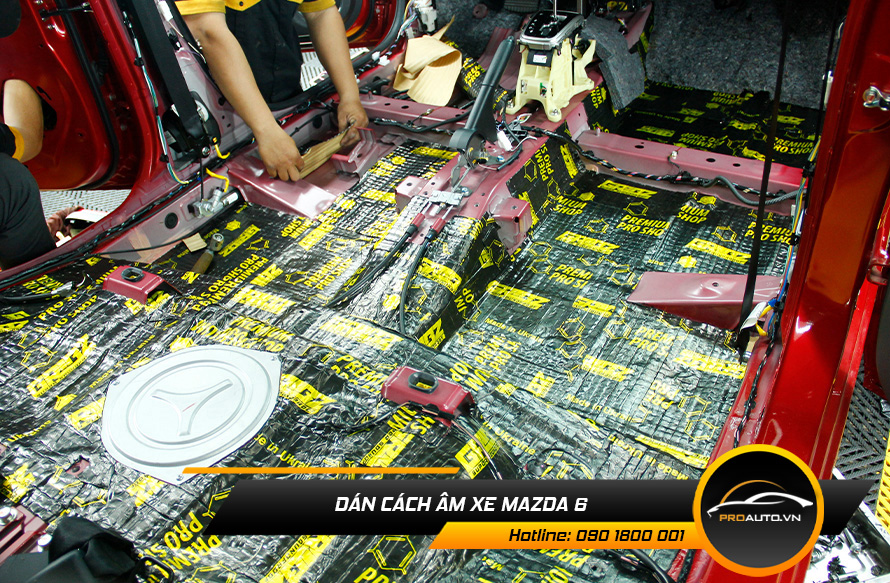 Những phương pháp chuyên dùng cách âm xe Mazda 6