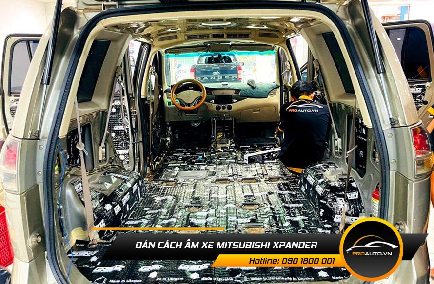 Dán cách âm xe Mitsubishi Xpander