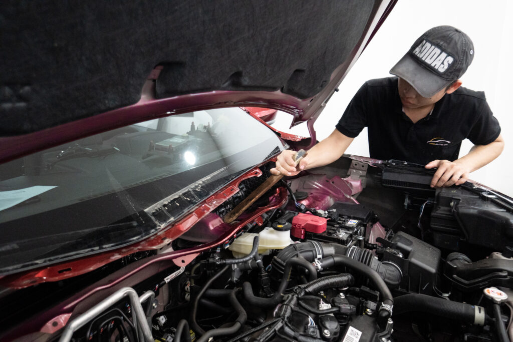 Cách âm chống ồn xe Toyota Veloz Cross