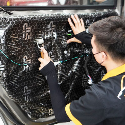 Cách Âm Xe Mercedes Benz GLK