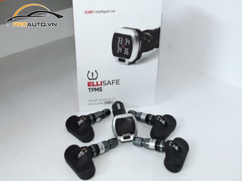 Lắp cảm biến áp suất lốp cho xe Toyota Prado