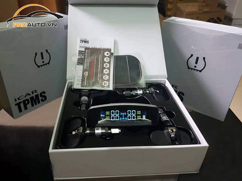 Lắp cảm biến áp suất lốp cho xe Toyota Prado