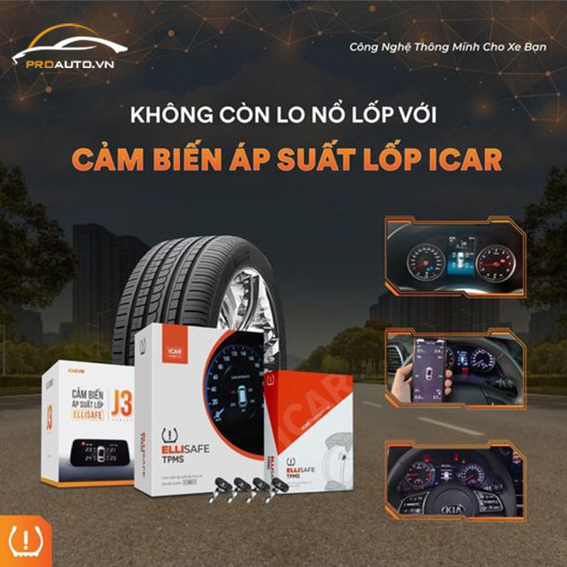 Cảm biến áp suất lốp Icar: Bảng giá chính hãng