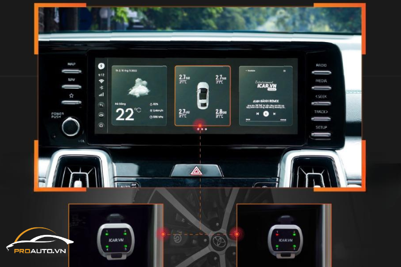 Cảm biến áp suất lốp ICAR Ellisafe - Ảnh 3