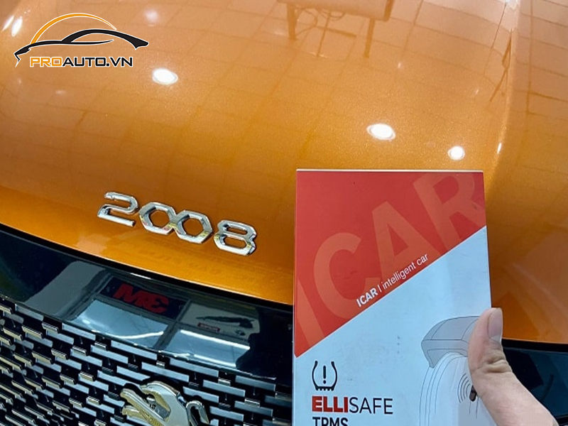 Lắp Cảm Biến Áp Suất Lốp Cho Xe Peugeot 3008