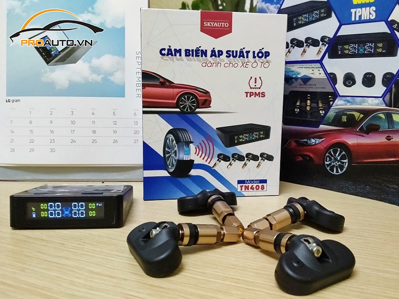 Lắp Cảm Biến Áp Suất Lốp Cho Xe Peugeot 408