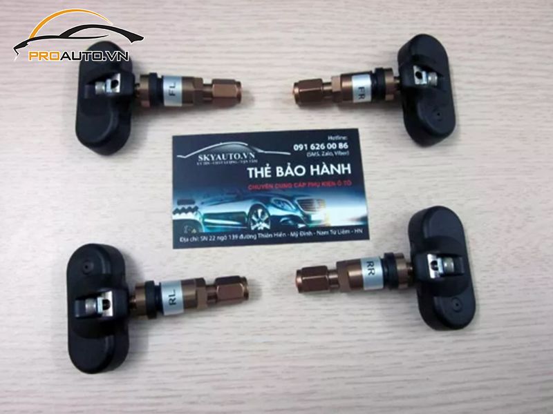 Lắp Cảm Biến Áp Suất Lốp Cho Xe Peugeot 408
