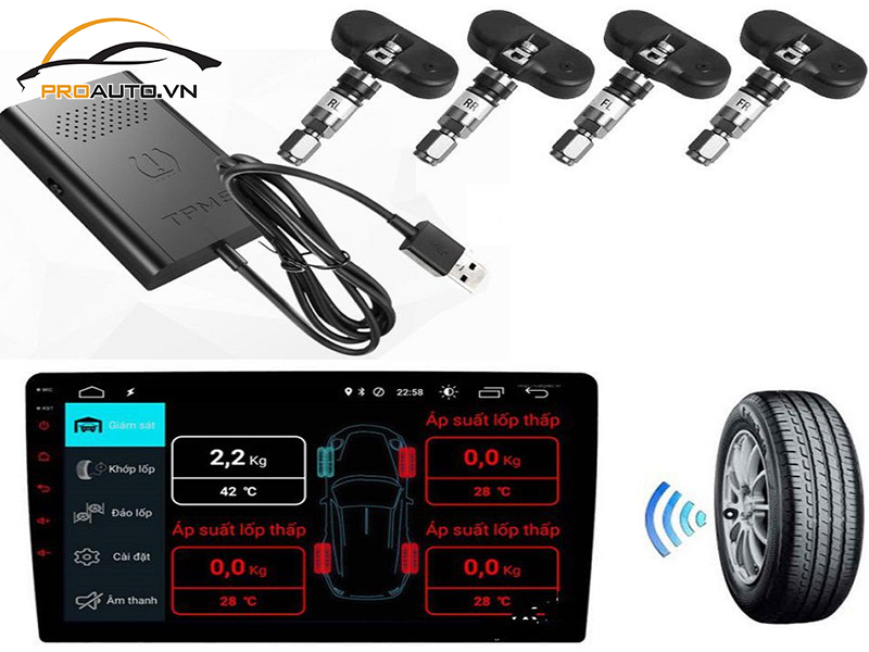 Lắp Cảm Biến Áp Suất Lốp Cho Xe Peugeot 508