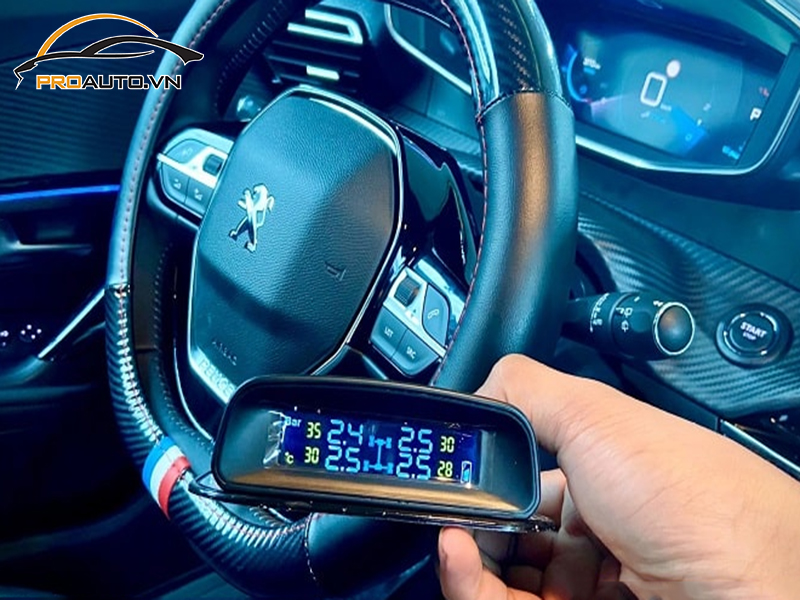 Lắp Cảm Biến Áp Suất Lốp Cho Xe Peugeot 508