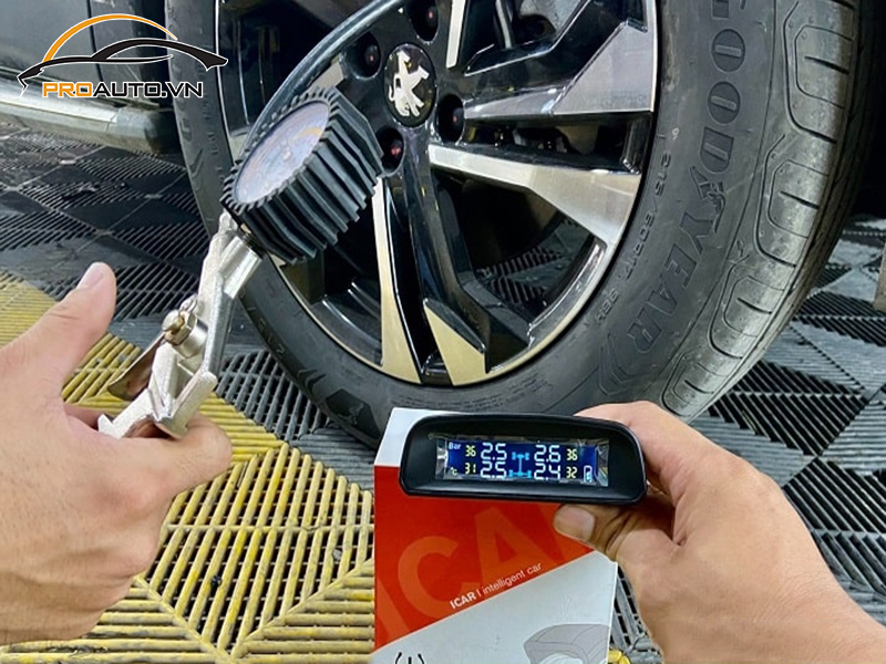 Lắp Cảm Biến Áp Suất Lốp Cho Xe Nissan X-Trail