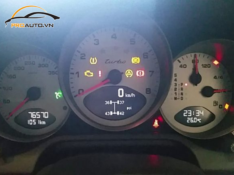 Lắp Cảm Biến Áp Suất Lốp Cho Xe Porsche Cayenne